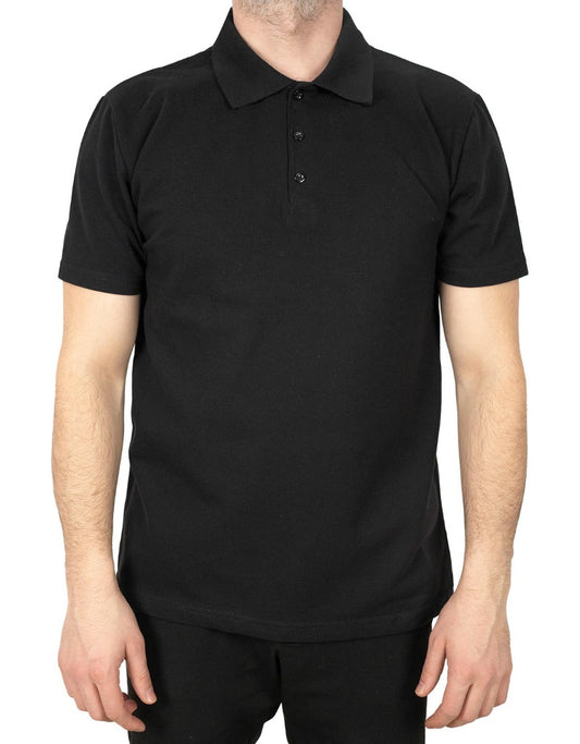 Polo Yaka Tişört Siyah - istecanta.com