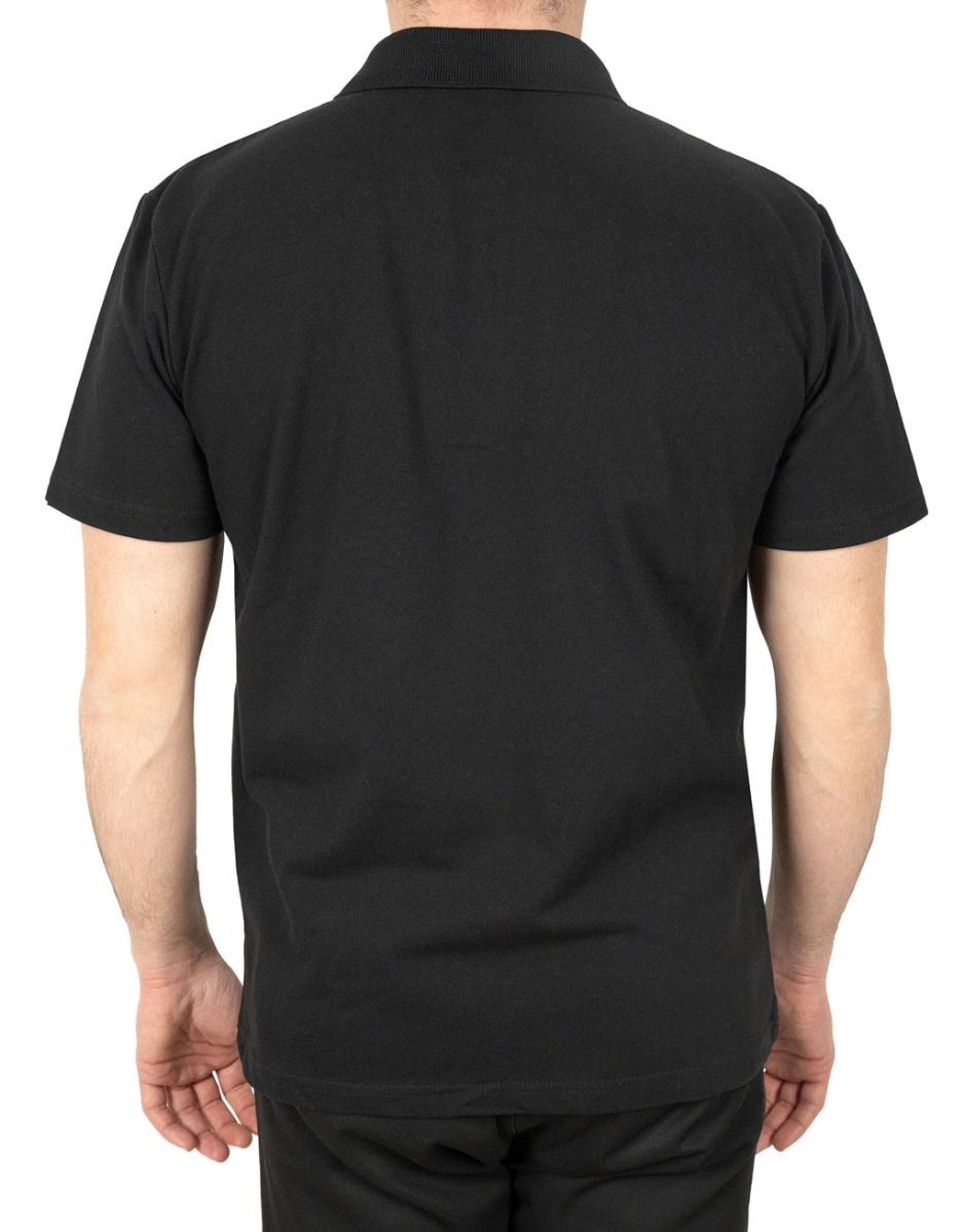 Polo Yaka Siyah Tişört - Dijital Baskılı - istecanta.com