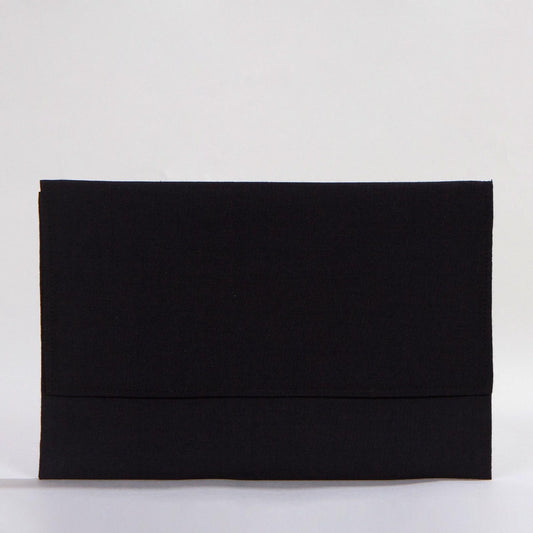 Siyah Ham Bez Kılıf - 30x20 cm - istecanta.com