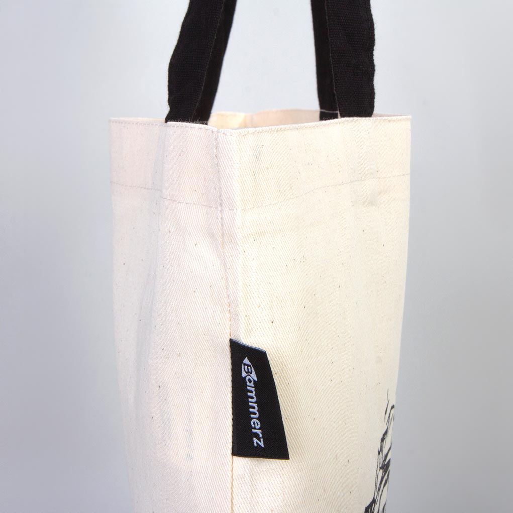 Bammerz Gabardin Siyah Kulp 35X40 cm Taksim Çanta - istecanta.com