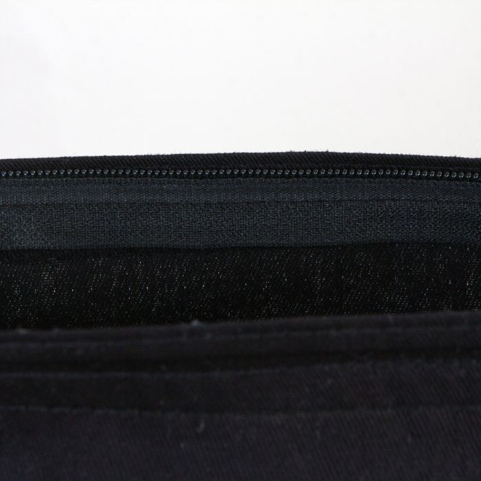 Fermuarlı Siyah Gabardin Çanta - Anneler Günü Hediyesi 35x40cm - istecanta.com