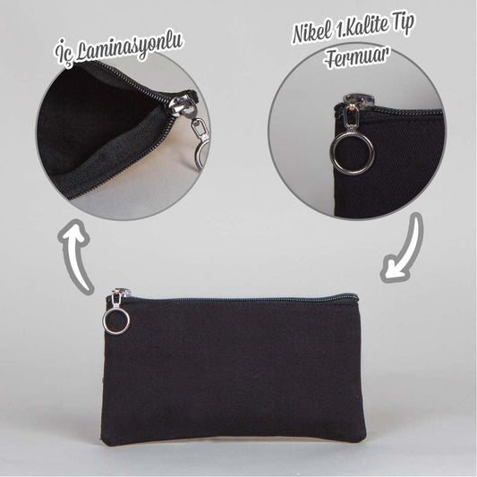 Gala Kalemlik Clutch Siyah Renk 18x10 cm - istecanta.com