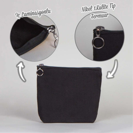 Venüs Clutch Siyah Renk 18x15x5 cm - istecanta.com