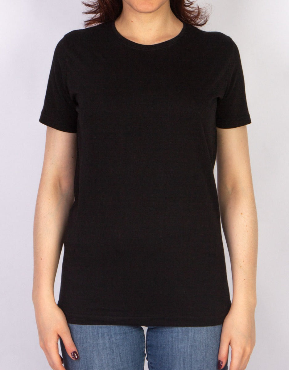 Basic T-shirt Siyah Renk 1.Kalite - istecanta.com