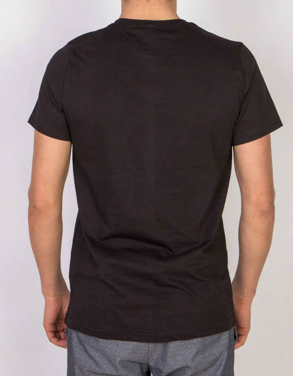 Basic T-shirt Siyah Renk 1.Kalite - istecanta.com