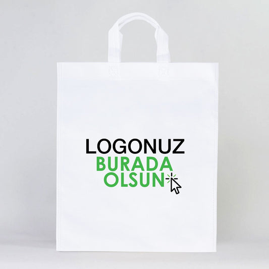 Tela Çanta Ultrasonik 35x40cm Körüksüz (Özelleştirilebilir) 1000 Adet Tek Renk Baskı - istecanta.com