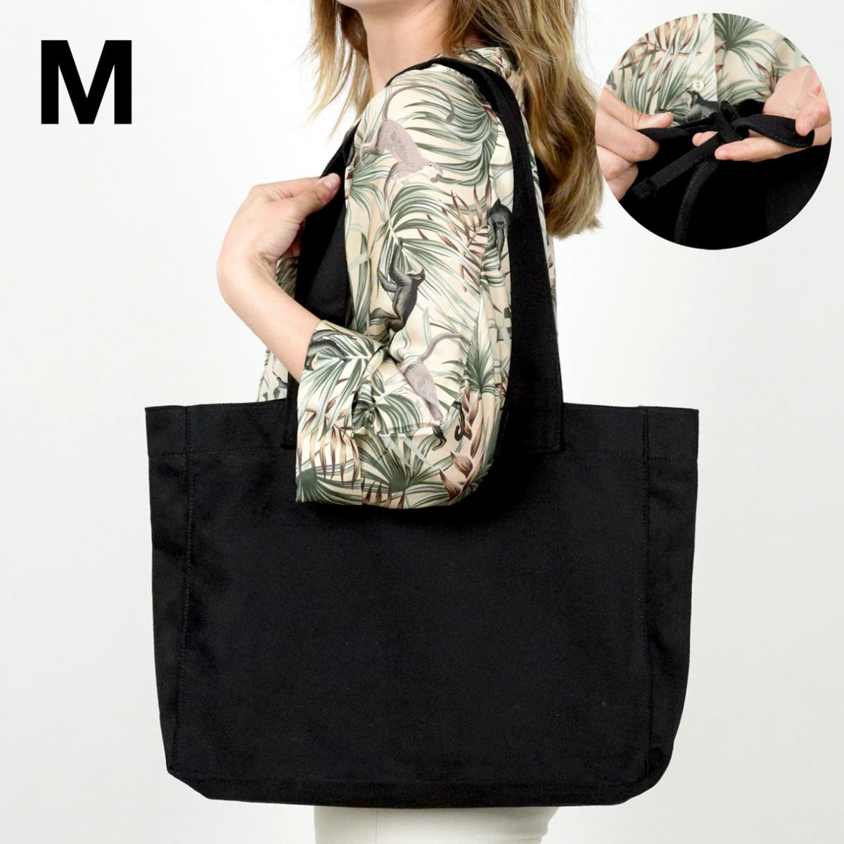 Medium City Soft Kumaş Çanta - Siyah - 35x30x10 cm - istecanta.com