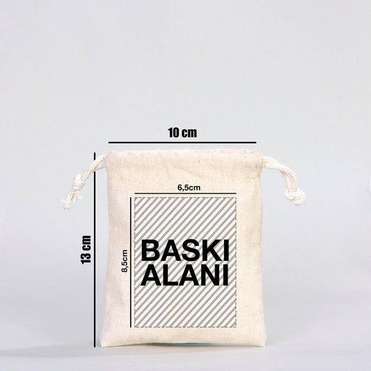 Bez Kese 10 x 13 cm (Özelleştirebilir) - 324 - istecanta.com