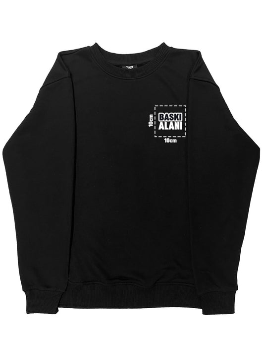 Baskılı Sweatshirt - 3 İplik, Şardonsuz ( Özelleştirilebilir) - istecanta.com