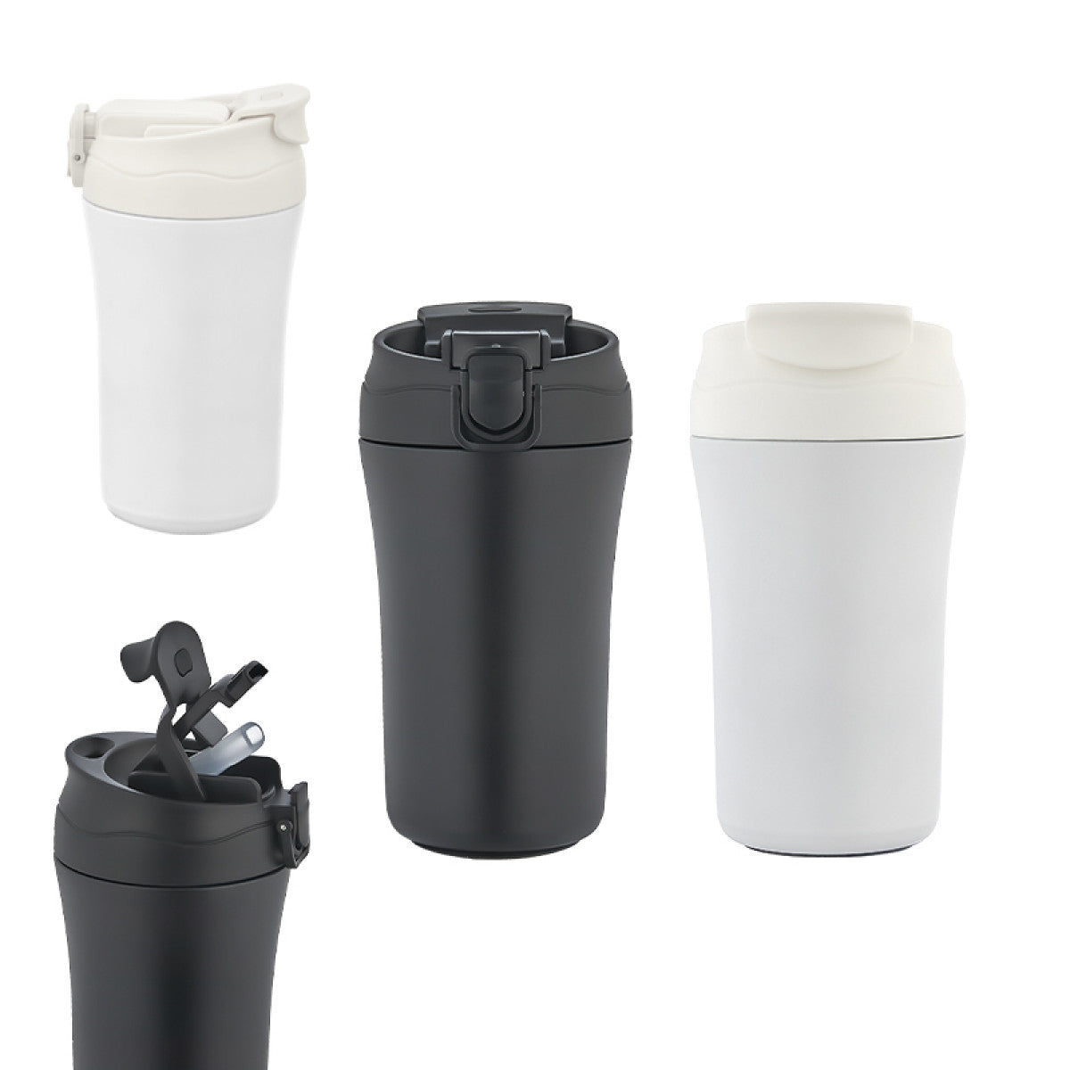 5335 Beyaz Çelik Termos / 400 ml - istecanta.com