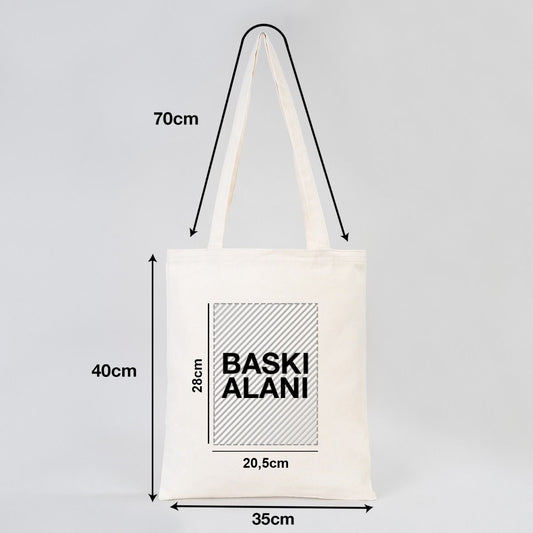 Kanvas Bez Çanta 35x40 cm (Özelleştirilebilir) - istecanta.com