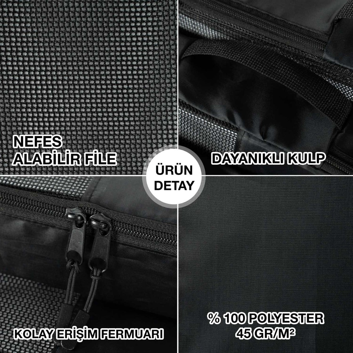 TravelNest Bavul İçi Organizer Large - Valiz Düzenleyici 39x32x6 cm - istecanta.com