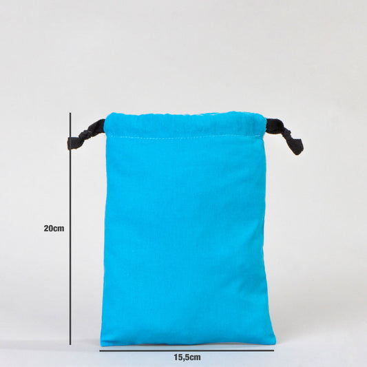 Turkuaz Bez Kese (15,5 x 20 cm) - istecanta.com