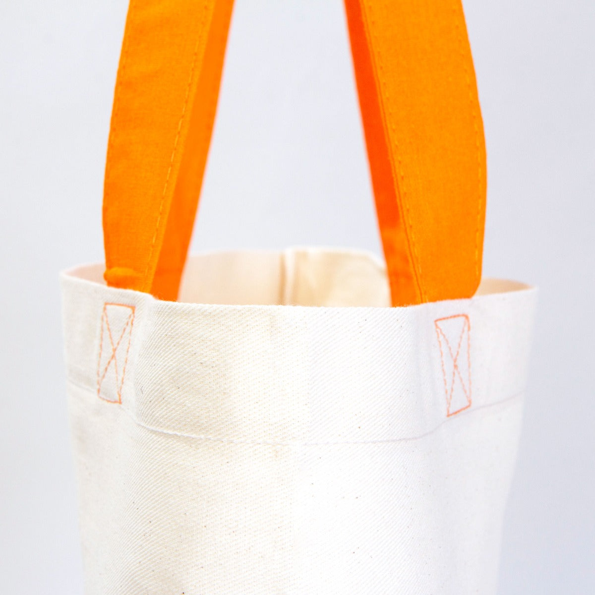 Gabardin Bez Çanta Turuncu Kulp 40x35cm - istecanta.com