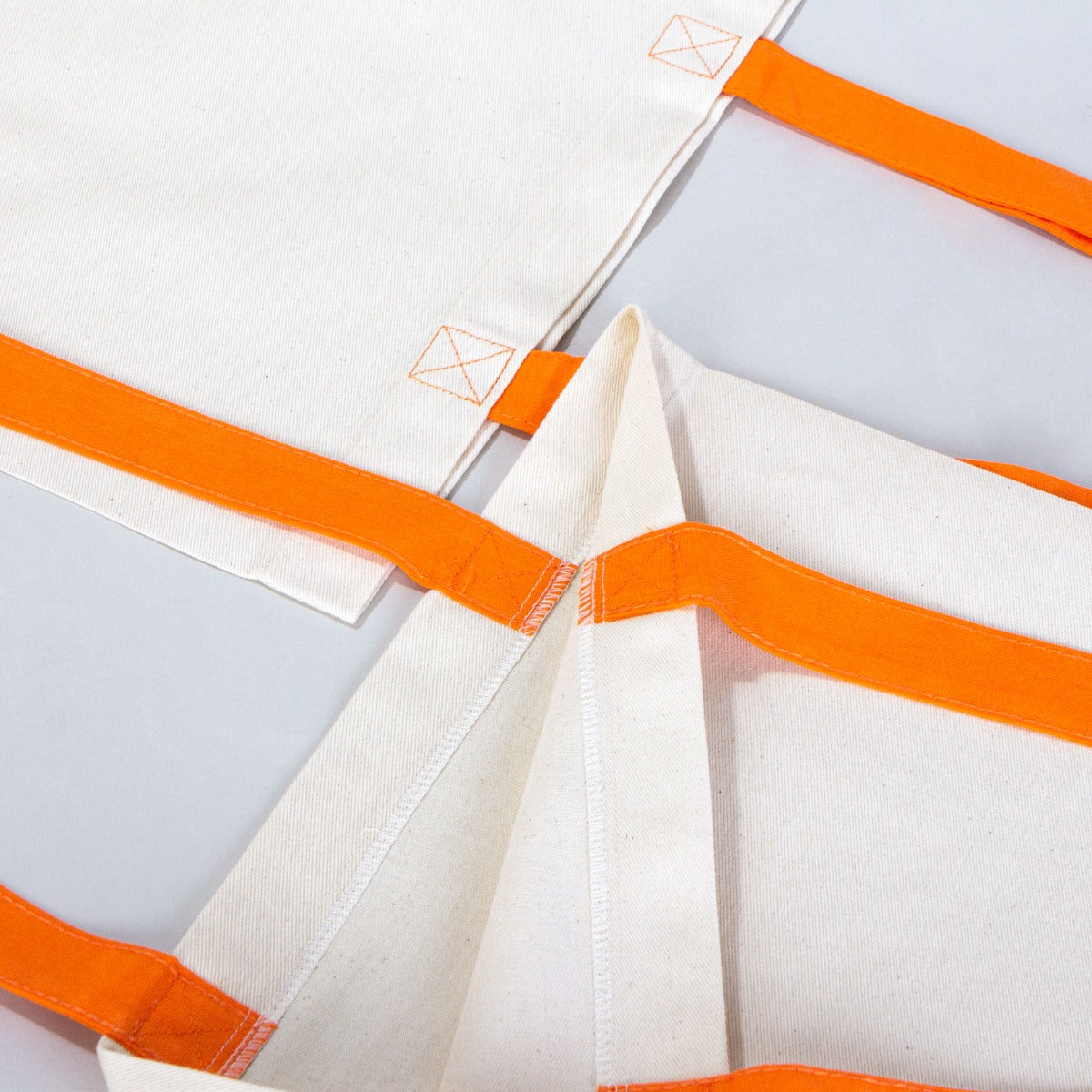 Gabardin Bez Çanta Turuncu Kulp 40x35cm - istecanta.com