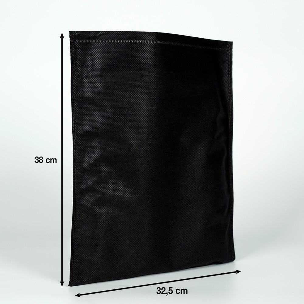 Ultrasonik Tela Kese, Saklama ve Düzenleme Çantası, Çamaşır Düzenleyici - Siyah - 32x38cm - istecanta.com