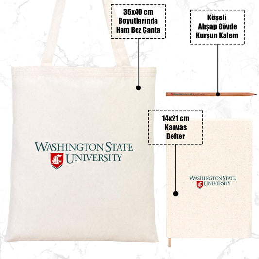 Üniversite Tanıtım Günü Seti - Bez Çanta / Defter / Kalem - istecanta.com