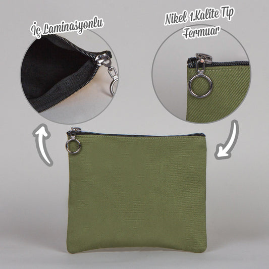 Klopp Clutch Yeşil Renk 18x15x cm - istecanta.com