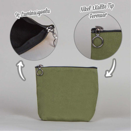 Venüs Clutch Yeşil Renk 18x15x5 cm - istecanta.com