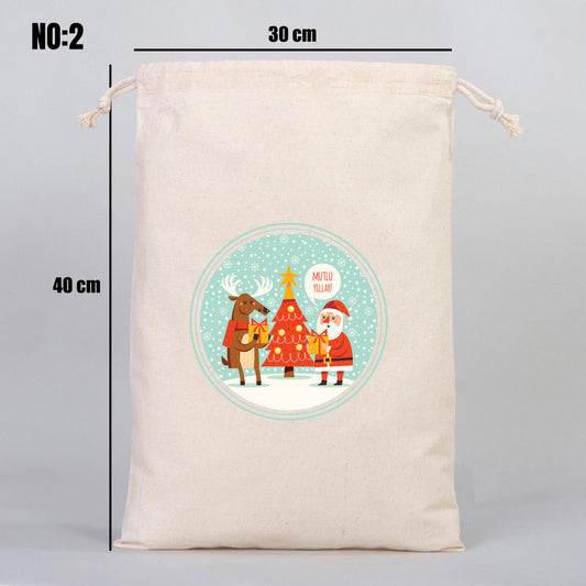 Yılbaşı Kesesi 30x40 cm (Özelleştirilebilir) - istecanta.com