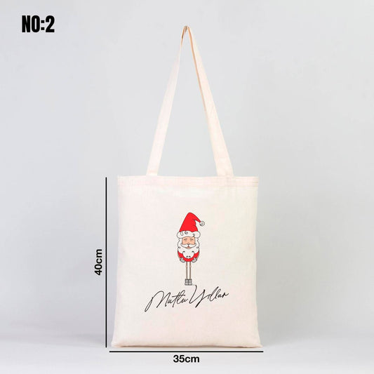 Ham Bez Çanta 35x40 cm Yılbaşı Bez Çanta Baskılı (Özelleştirilebilir) - istecanta.com
