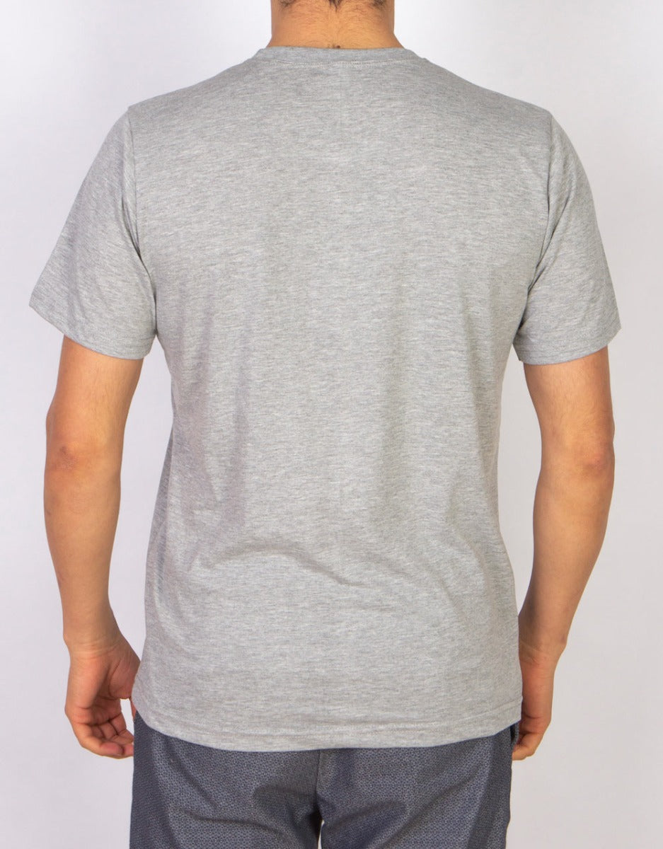 Basic T-shirt Gri Renk 1.Kalite - istecanta.com