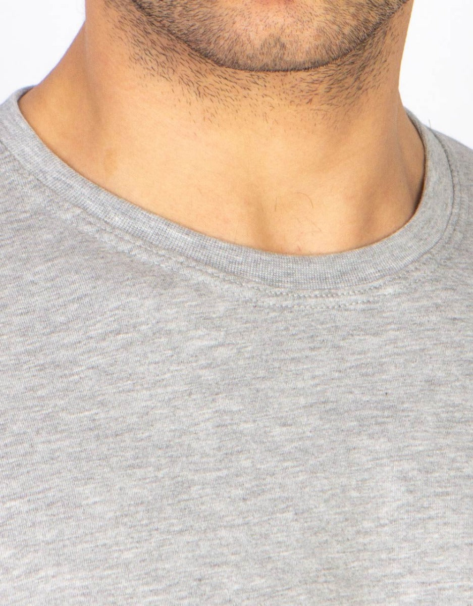 Basic T-shirt Gri Renk 1.Kalite - istecanta.com