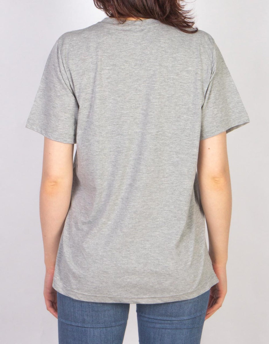 Basic T-shirt Gri Renk 1.Kalite - istecanta.com