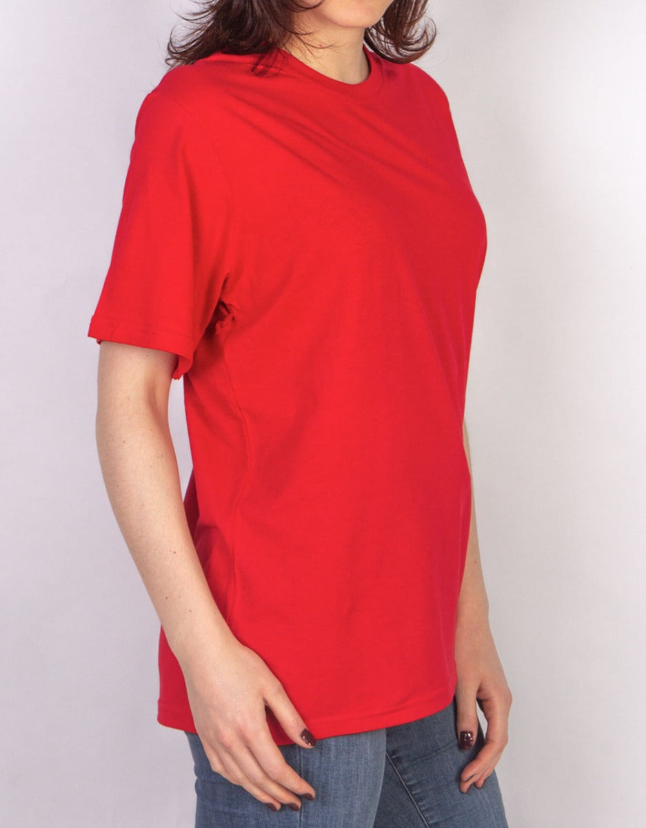 Basic T-shirt Kırmızı Renk 1.Kalite - istecanta.com