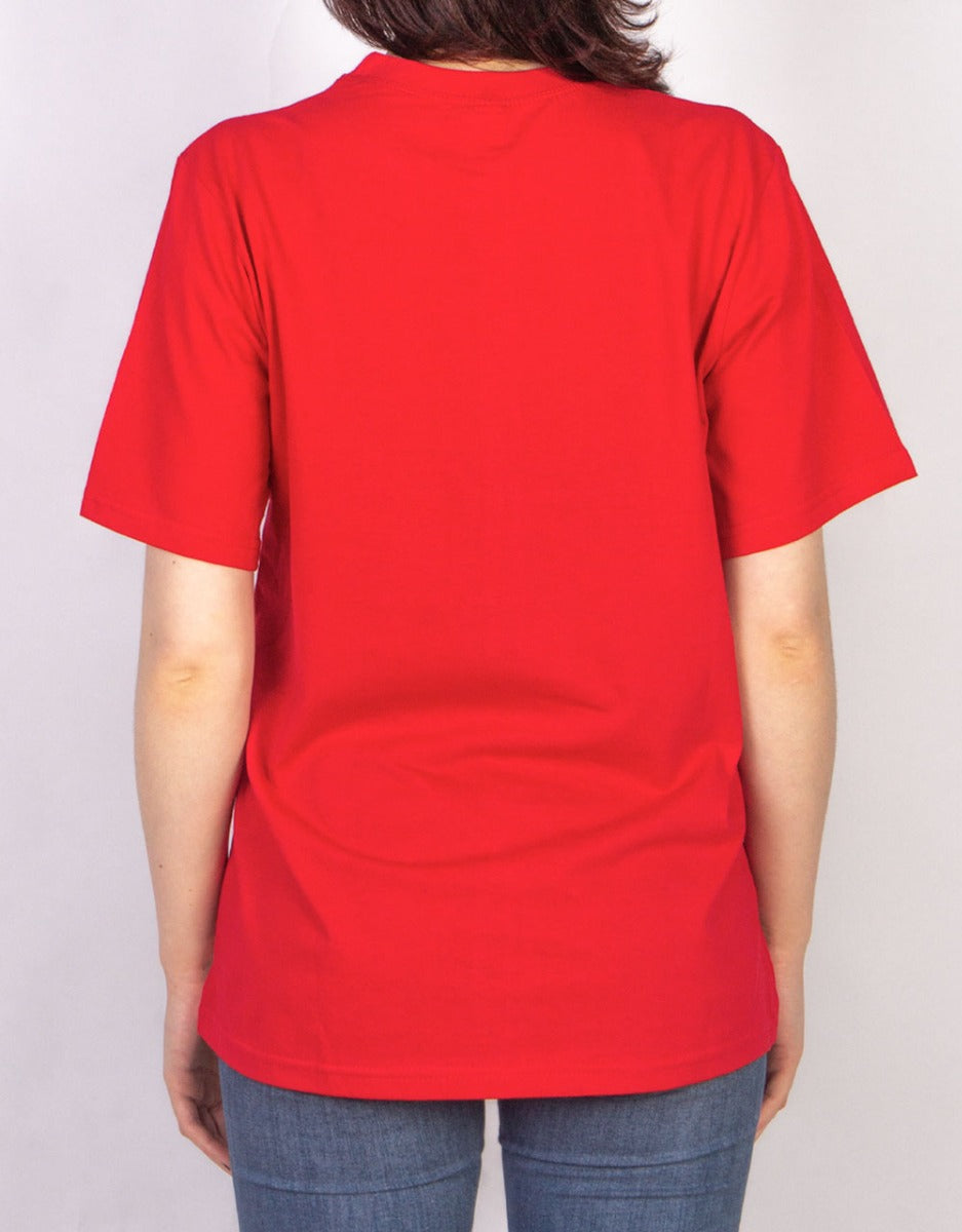 Basic T-shirt Kırmızı Renk 1.Kalite - istecanta.com