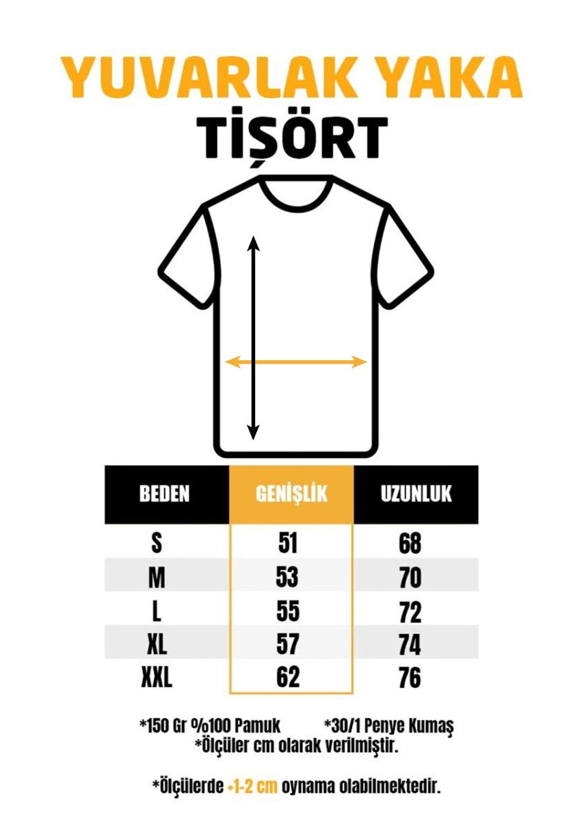 Basic T-shirt Gri- Baskılı - istecanta.com