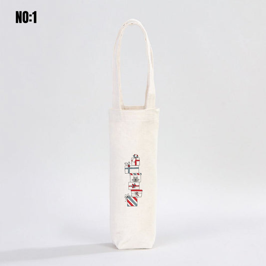 Yılbaşı Şişe Çantası 15x26 cm (Özelleştirilebilir) - istecanta.com