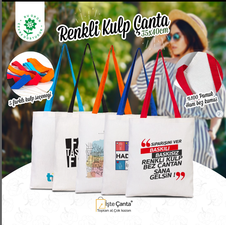 Baskılı Bez Çanta Promosyon - istecanta.com