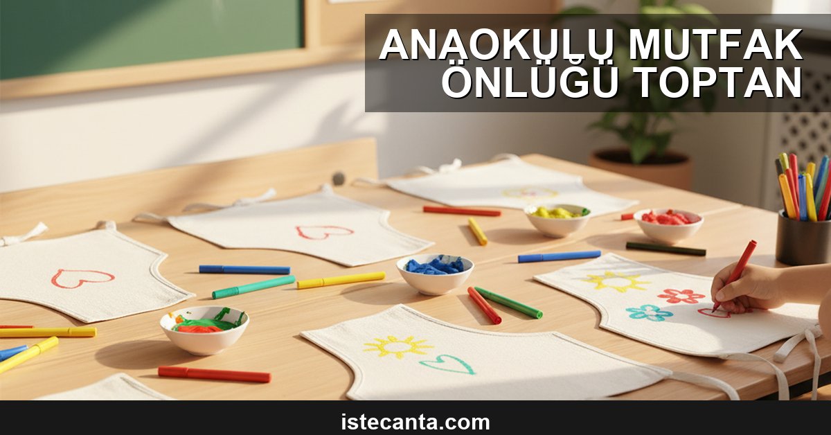 Anaokulu için boyanabilir toptan çocuk önlüğü sınıf seti