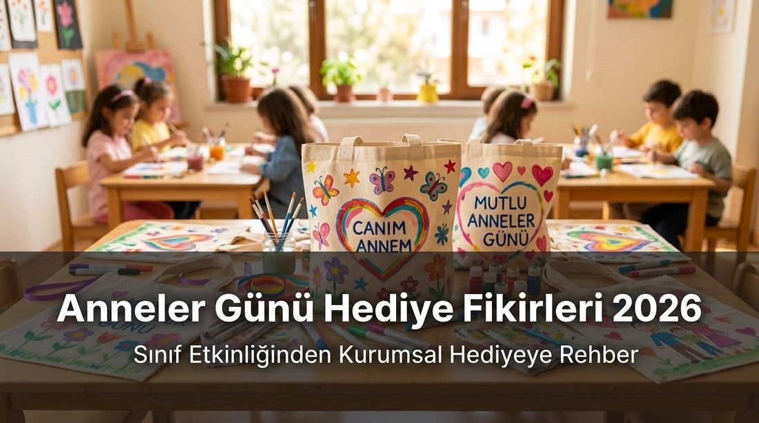 Anneler Günü hediye fikirleri 2026 — boyanabilir bez çanta setleri