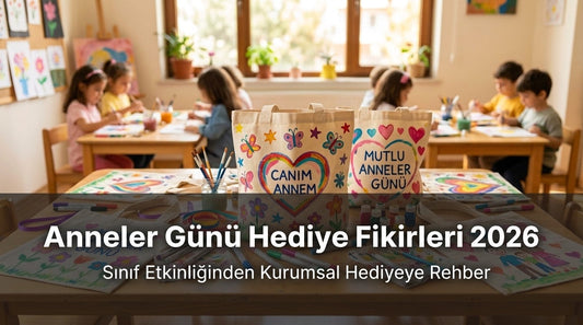 Anneler Günü hediye fikirleri 2026 — boyanabilir bez çanta setleri