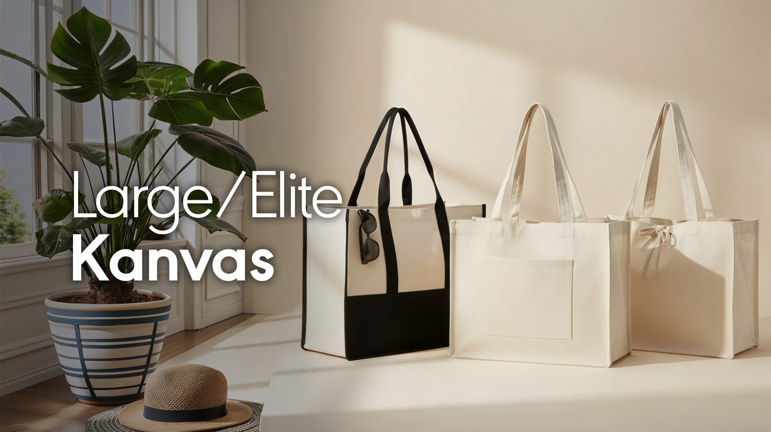 Large / Elite Kanvas Çanta