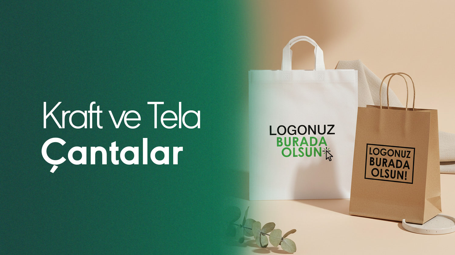 Baskılı Tela ve Kraft Çantalar