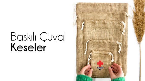 Baskılı Jüt (Çuval) Keseler - istecanta.com