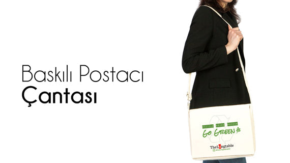 Kanvas Postacı / Heybe / Fermuarlı Heybe - istecanta.com