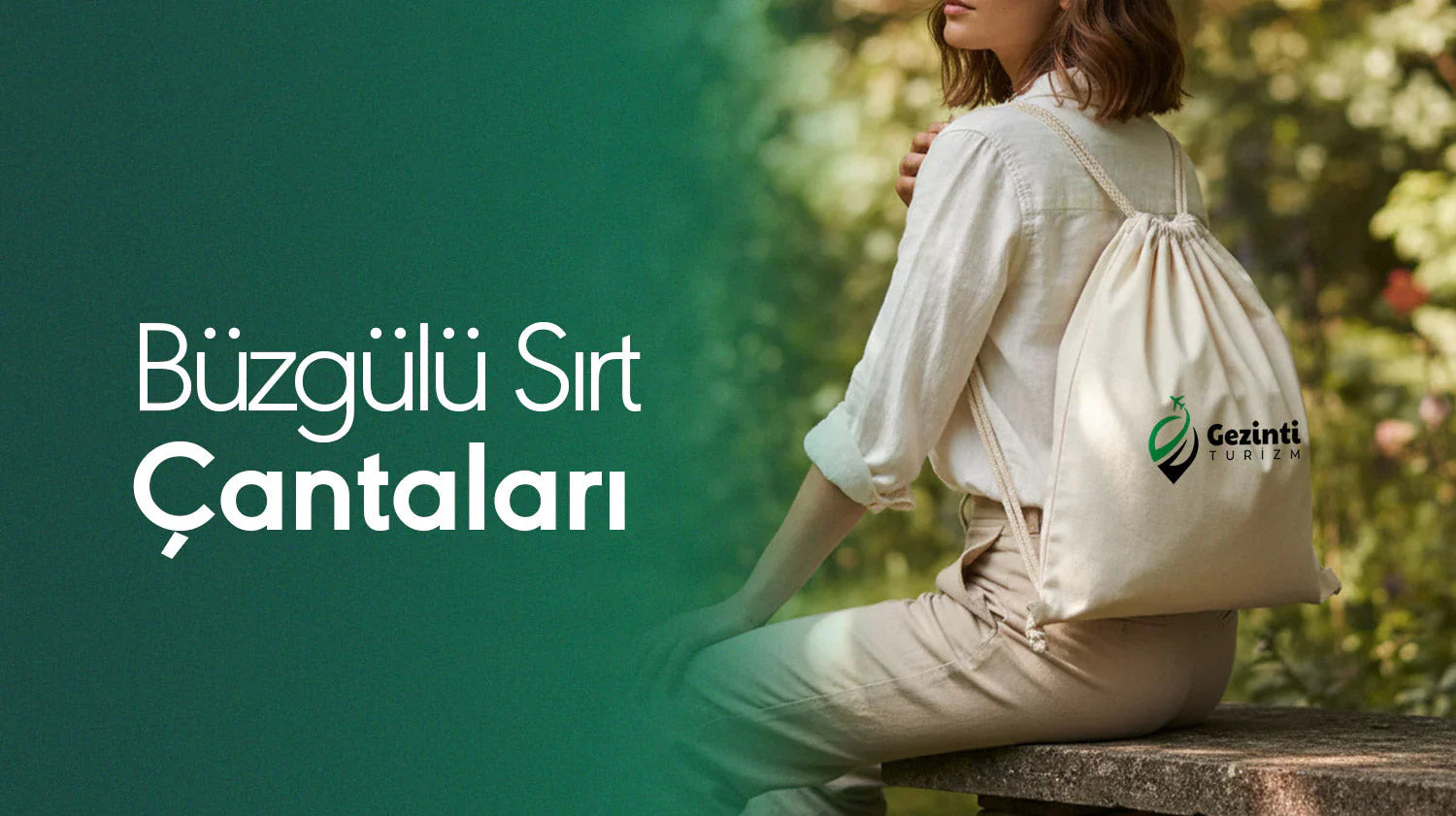 Baskılı Büzgülü Sırt Çantaları -  İste Çanta