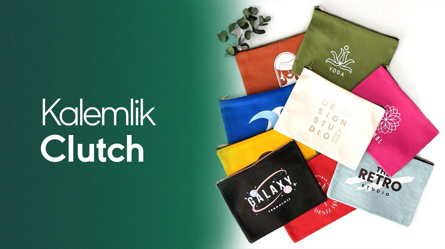 Baskılı Kalemlik/Clutch