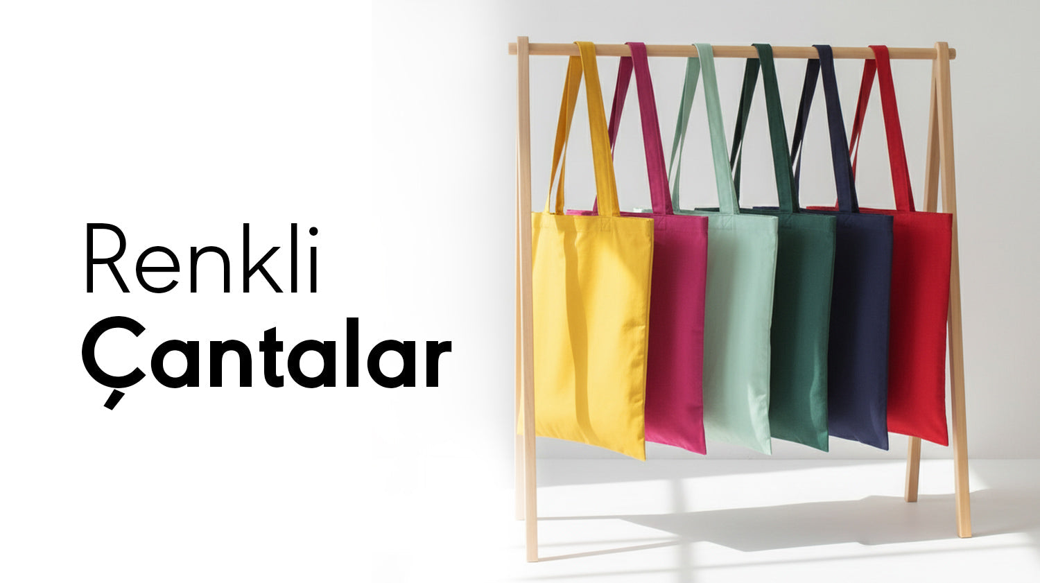Renkli Bez Çanta