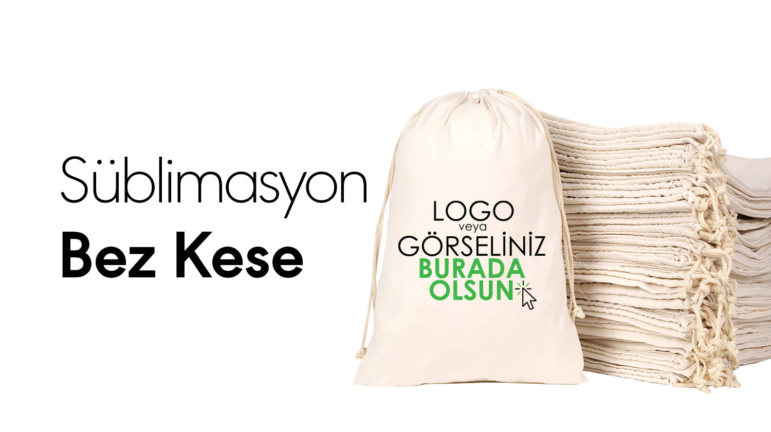 Süblimasyon Bez Kese