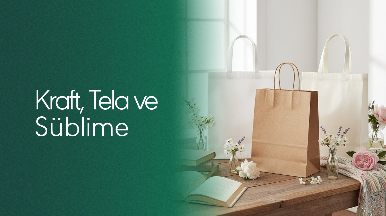 Kraft, Tela ve Süblime Çanta