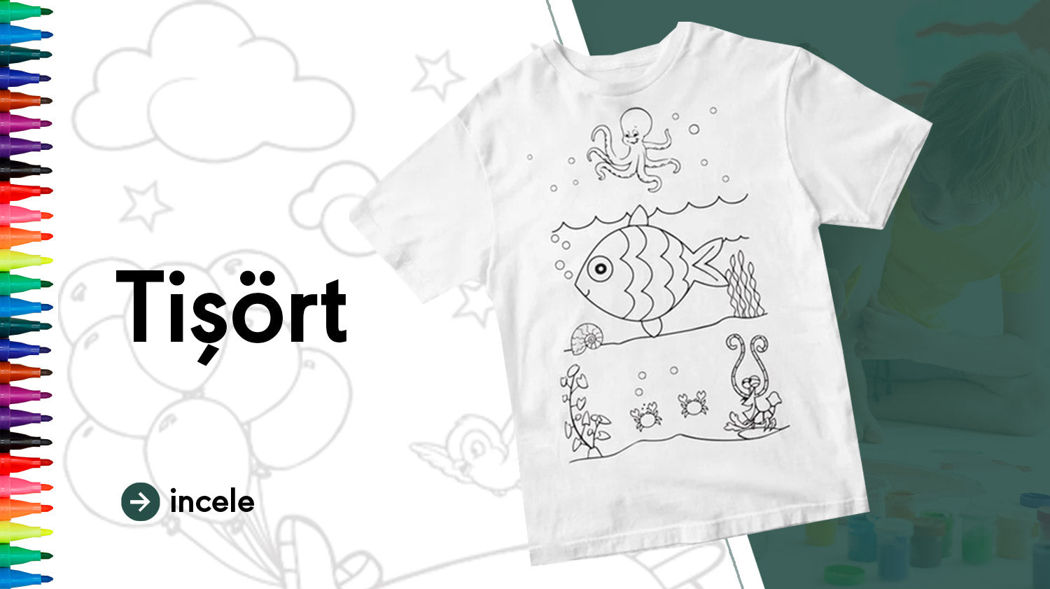 Boyanabilir Tişört