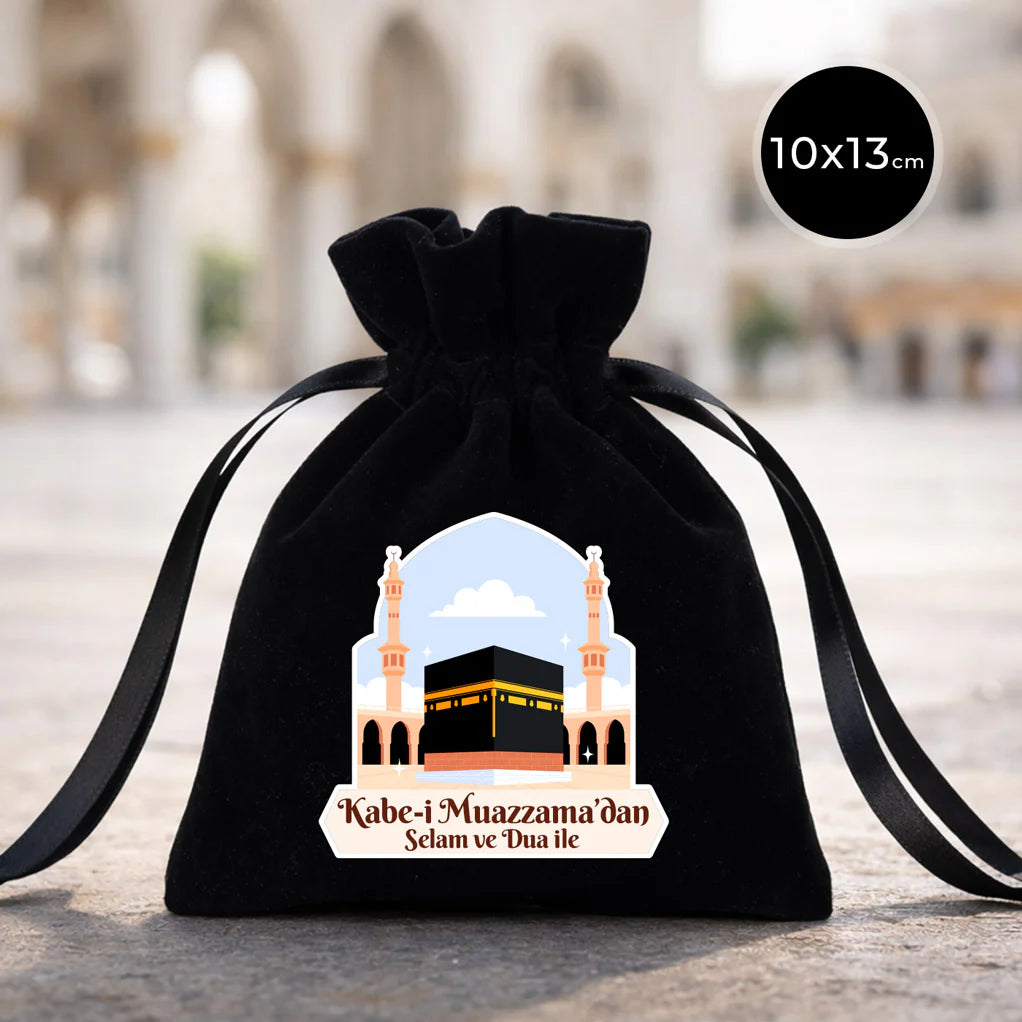 10x13 cm Sizlere Kabe-i Muazzama’dan Sevgi ve Selam Getirdik | Hac ve Umre He...