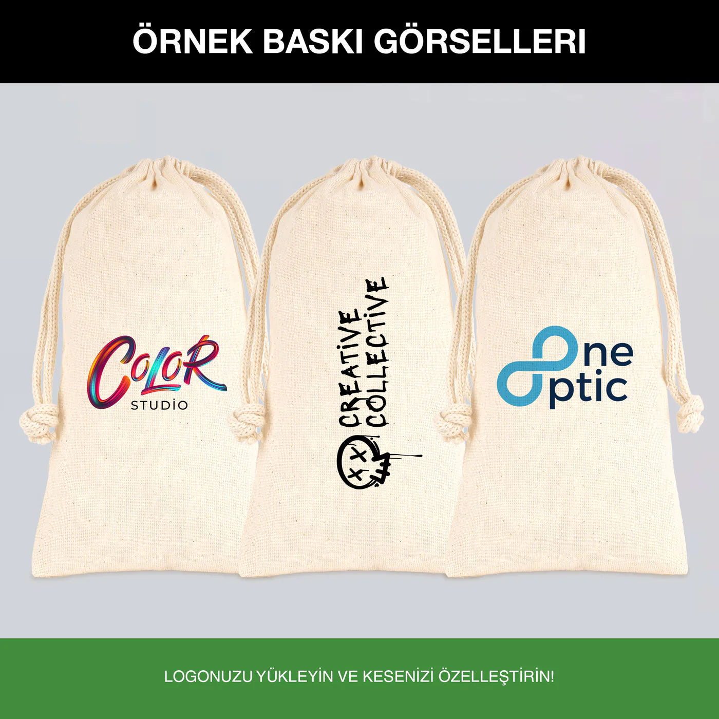 Bez Kese 10 x 20 cm (Özelleştirebilir)
