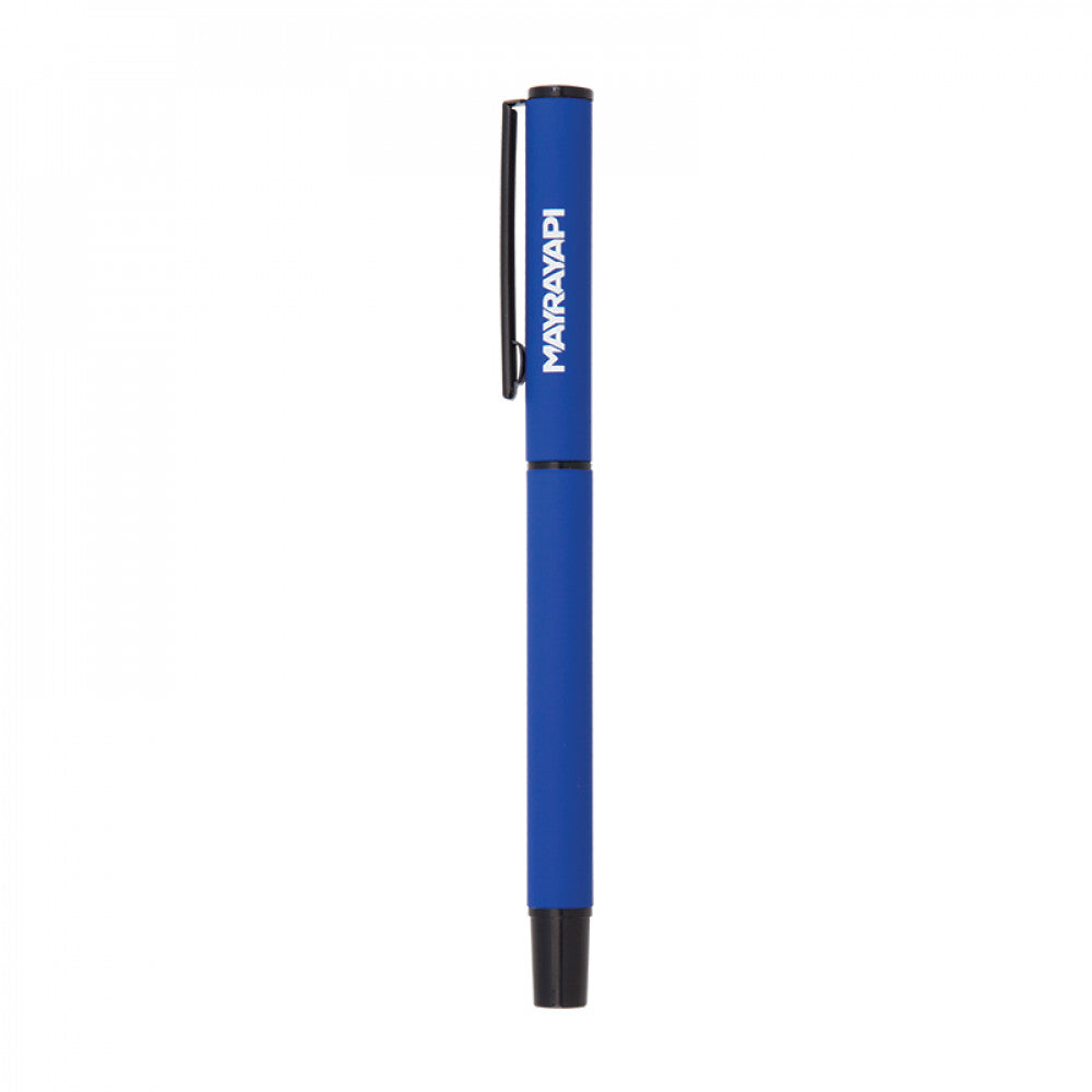 Metal Roller Kalem 1023-R – Rubber Gövdeli Baskılı Promosyon Kalem - farklı açı