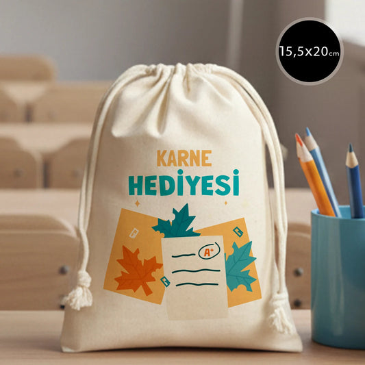 Karne Günü Hediyesi Bez Kese – 15,5 × 20 cm (Özelleştirilebilir)
